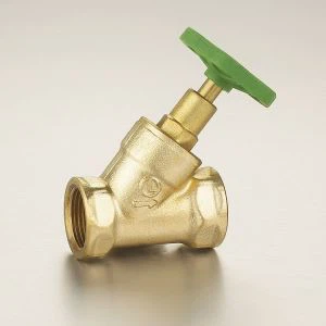 vàlvula de parada oblicua estàndard de vàlvula de llautó per a la llar i la indústria